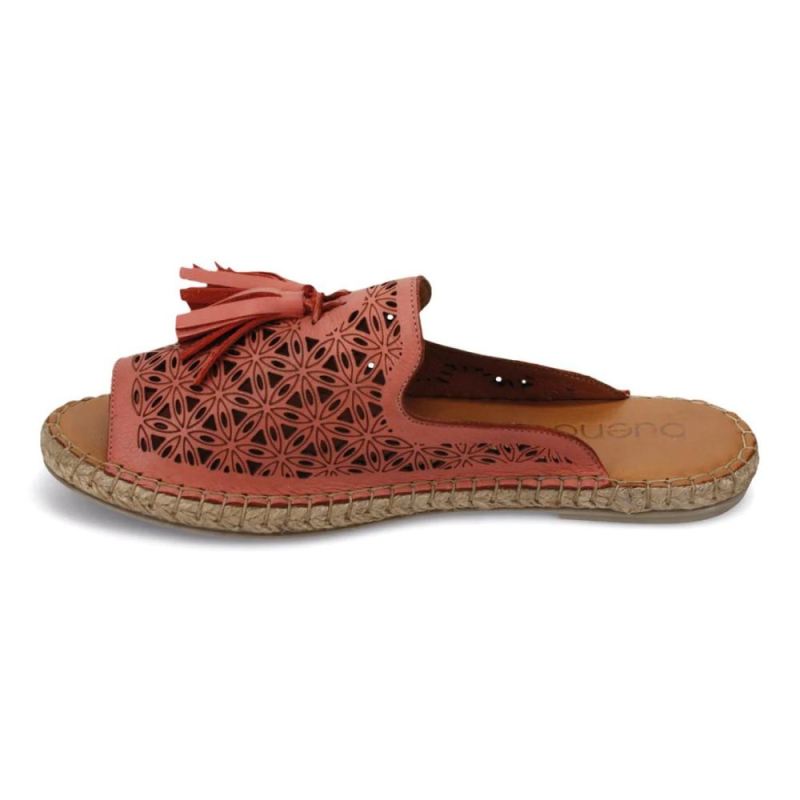 BUENO | WOMEN'S KIMIA SLIDE ESPADRILLE SANDAL-CORAL