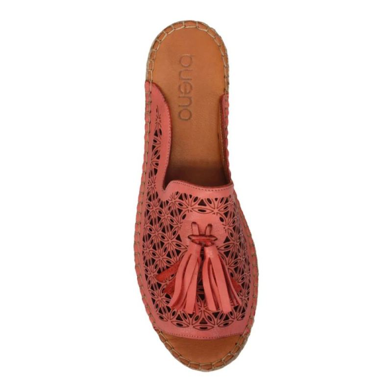 BUENO | WOMEN'S KIMIA SLIDE ESPADRILLE SANDAL-CORAL