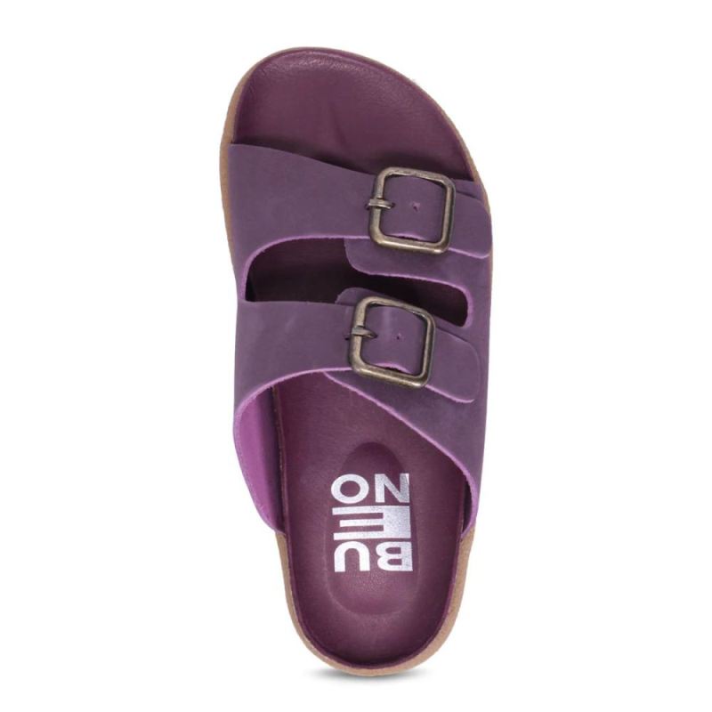 BUENO | WOMEN'S ENYA SANDAL-EGGPLANT