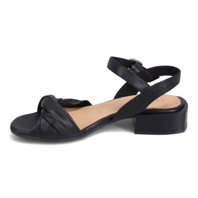 BUENO | WOMEN'S GARBO HEELED SANDAL-BLACK/BLACK