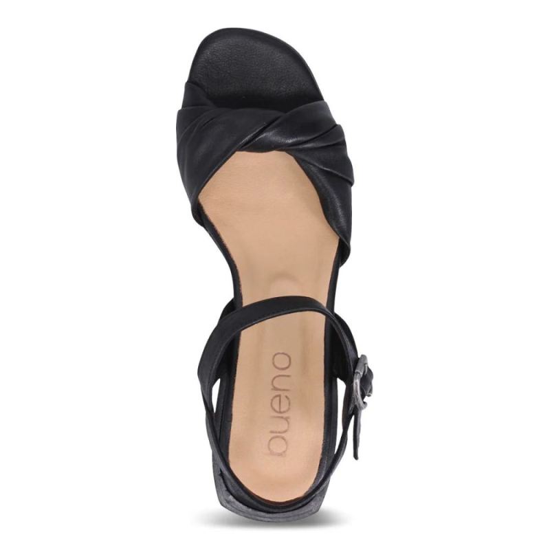 BUENO | WOMEN'S GARBO HEELED SANDAL-BLACK/BLACK
