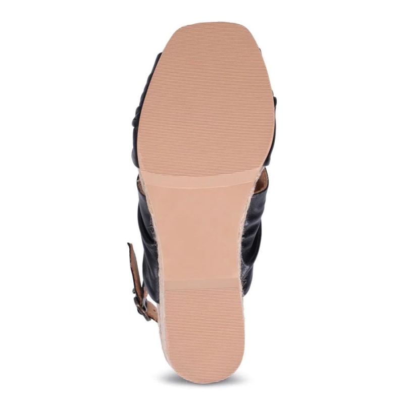 BUENO | WOMEN'S JASMIN WEDGED SANDAL-BLACK