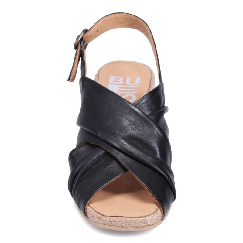 BUENO | WOMEN'S JASMIN WEDGED SANDAL-BLACK