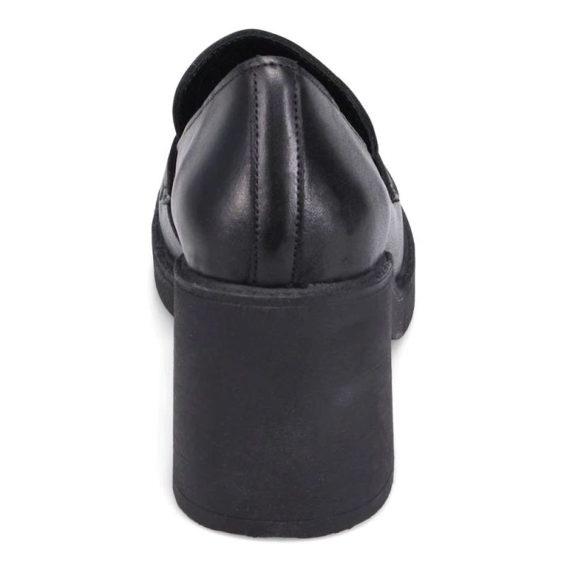 BUENO | WOMEN'S MINTY HEELED LOAFER-BLACK