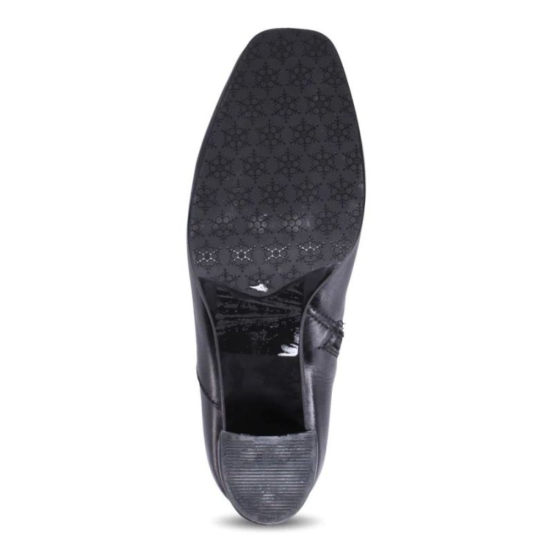 BUENO | WOMEN'S VIVIAN HEELED BOOT-BLACK LEATHER