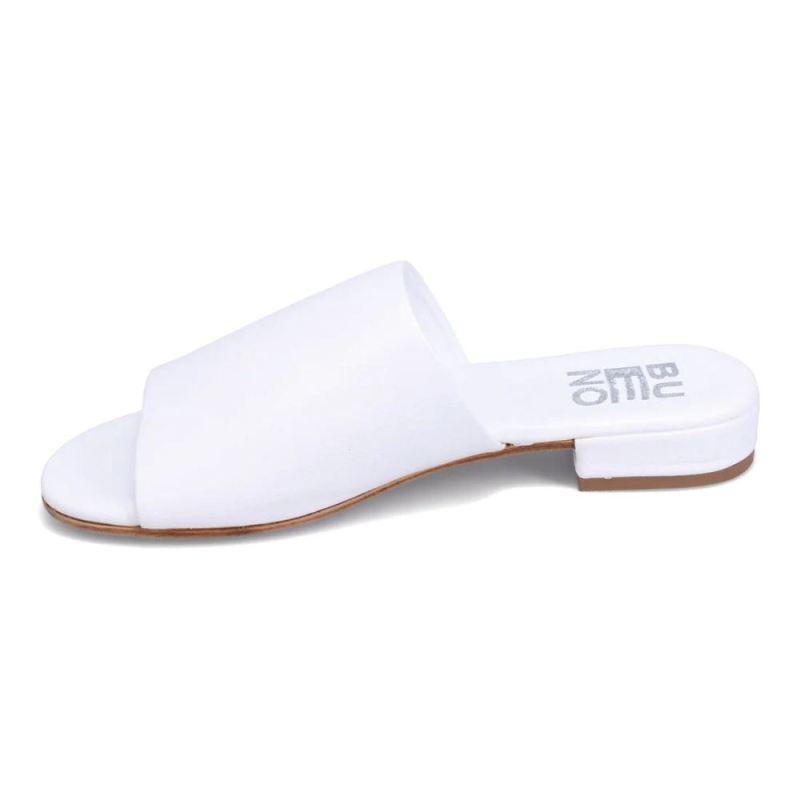 BUENO | WOMEN'S OLI SLIDE SANDAL-WHITE LEATHER