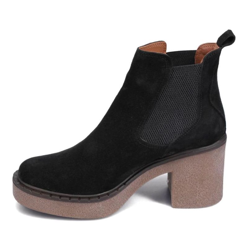 BUENO | WOMEN'S HANNA HEELED CHELSEA BOOT-BLACK
