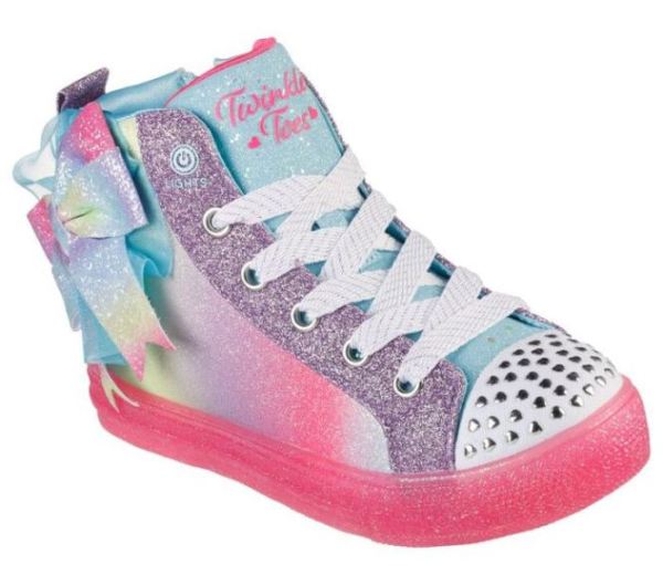 Skechers Girls' Twinkle Toes: Shuffle Brights - Rainbow Dust