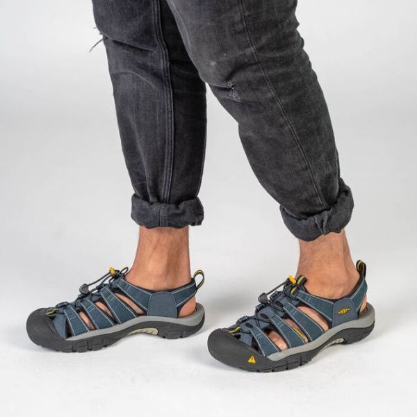 Keen | Men's Newport H2-NAVY/MEDIUM GRAY