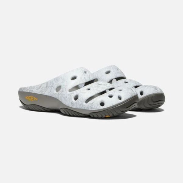 Keen | Men's Yogui Arts-Hawaii Flowers Silver