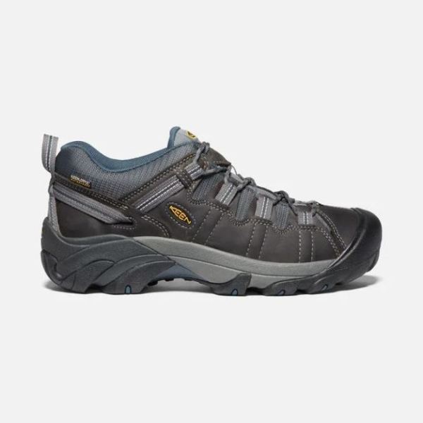 Keen | Men's Targhee II Waterproof-Gargoyle/Midnight Navy