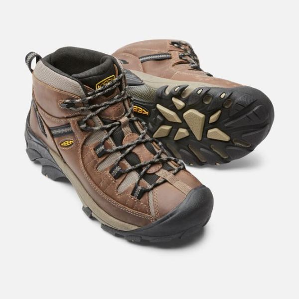 Keen | Men's Targhee II Waterproof Mid-Shitake/Brindle