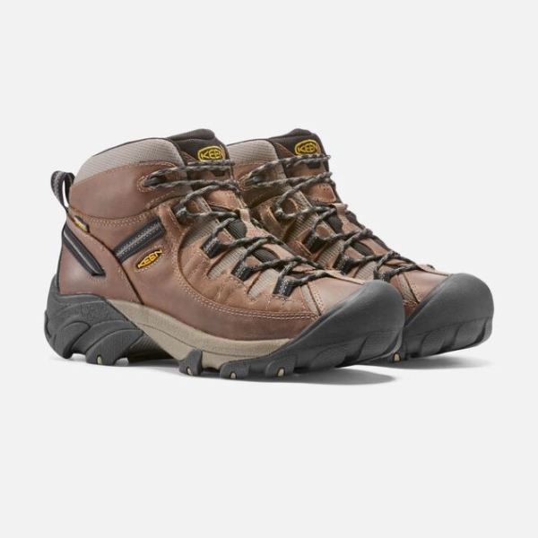 Keen | Men's Targhee II Waterproof Mid-Shitake/Brindle