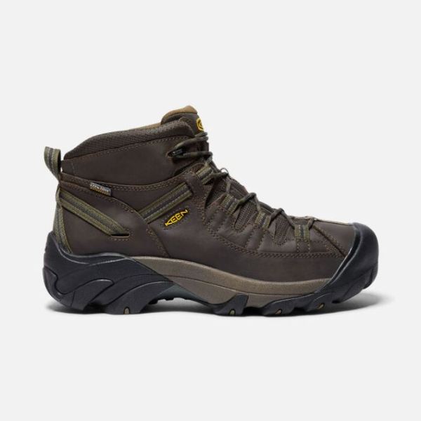 Keen | Men's Targhee II Waterproof Mid-Canteen/Dark Olive