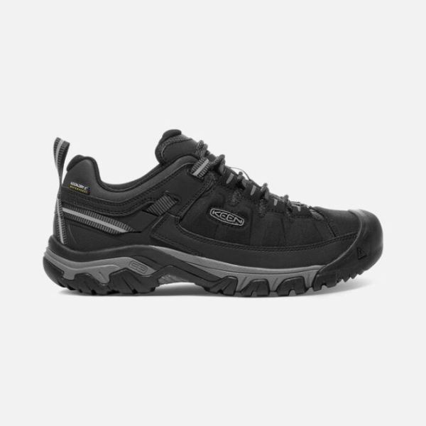 Keen | Men's Targhee EXP Waterproof-Black/Steel Grey