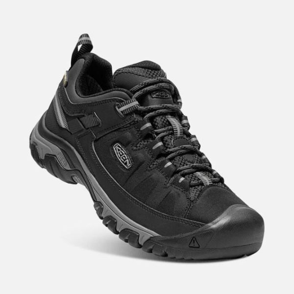 Keen | Men's Targhee EXP Waterproof-Black/Steel Grey