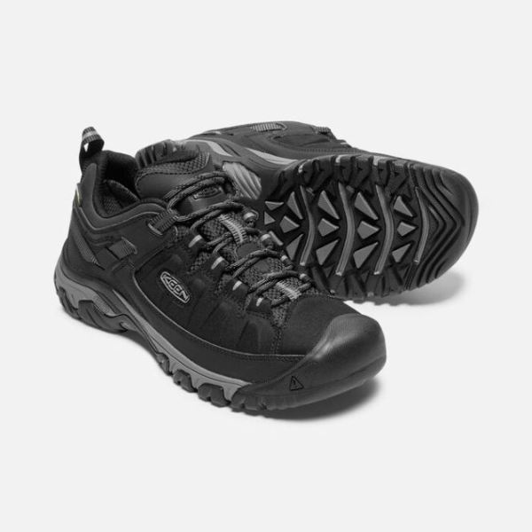 Keen | Men's Targhee EXP Waterproof-Black/Steel Grey