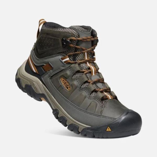 Keen | Men's Targhee III Waterproof Mid-BLACK OLIVE