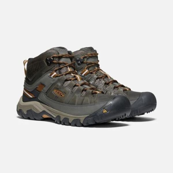 Keen | Men's Targhee III Waterproof Mid-BLACK OLIVE