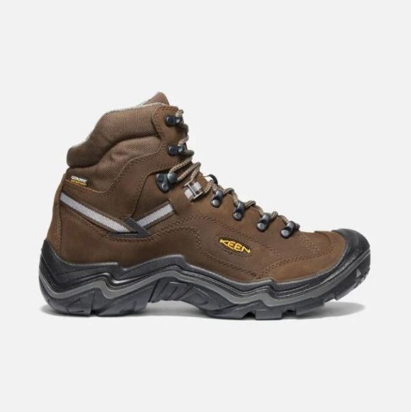 Keen | Men's Durand II Waterproof Boot-CASCADE BROWN/GARGOYLE