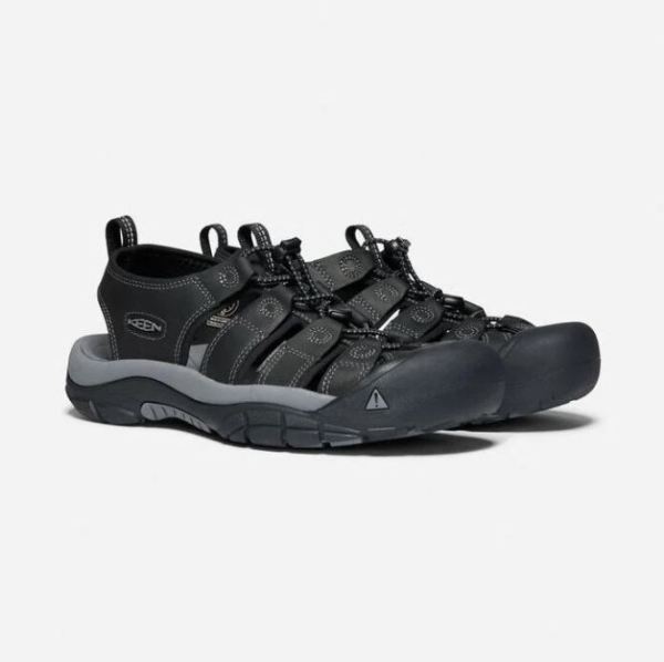 Keen | Men's Newport-Black/Steel Grey