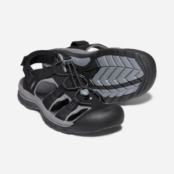 Keen | Men's Rapids H2 Sandal-Black/Steel Grey
