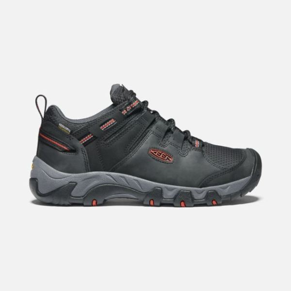 Keen | Men's Steens Waterproof Shoe-Black/Bossa Nova