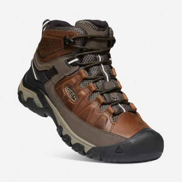 Keen | Men's Targhee III Waterproof Mid-Chestnut/Mulch
