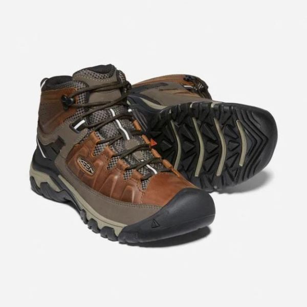 Keen | Men's Targhee III Waterproof Mid-Chestnut/Mulch