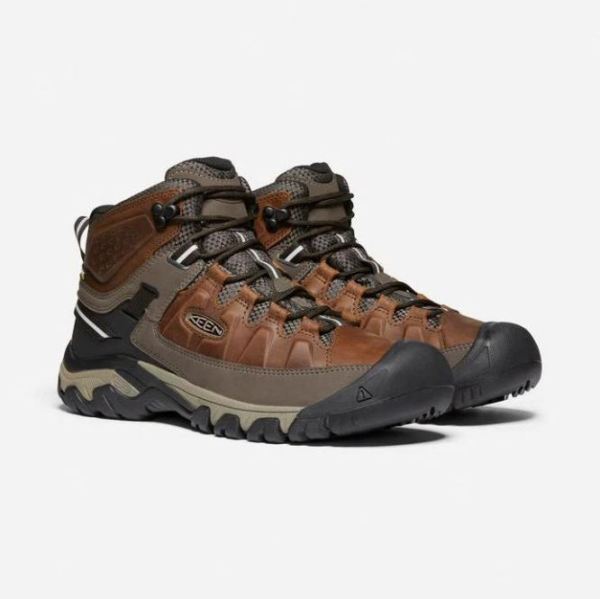 Keen | Men's Targhee III Waterproof Mid-Chestnut/Mulch