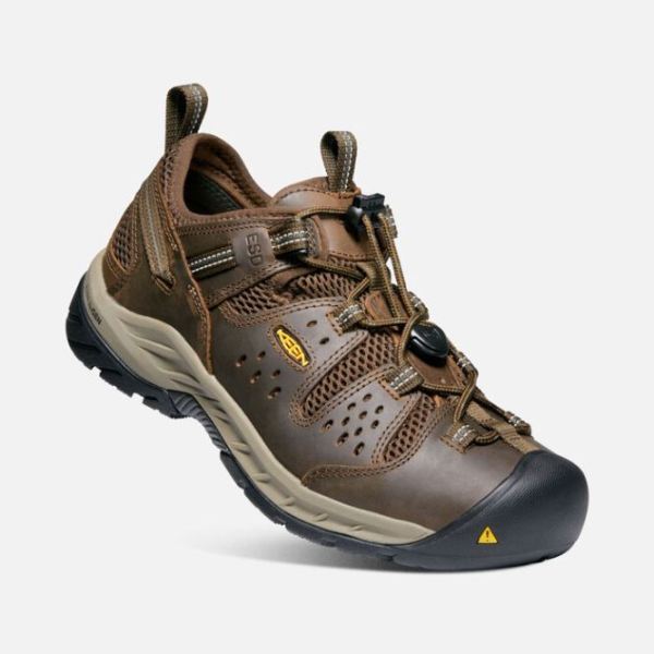 Keen | Men's Atlanta Cool II ESD (Soft Toe)-Cascade Brown/Forest Night