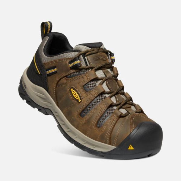 Keen | Men's Flint II (Soft Toe)-Cascade Brown/Golden Rod