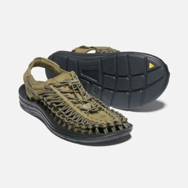 Keen | Men's UNEEK-Dark Olive/Black