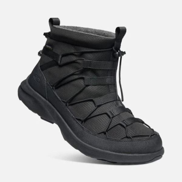 Keen | Men's UNEEK SNK Waterproof Chukka-Triple Black/Black