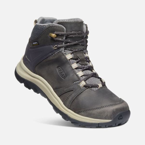 Keen | Women's Terradora II Leather Waterproof Boot-Magnet/Plaza Taupe