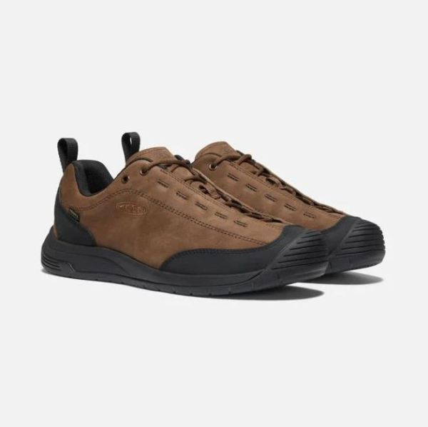 Keen | Men's Jasper II Waterproof Shoe-Dark Earth/Black