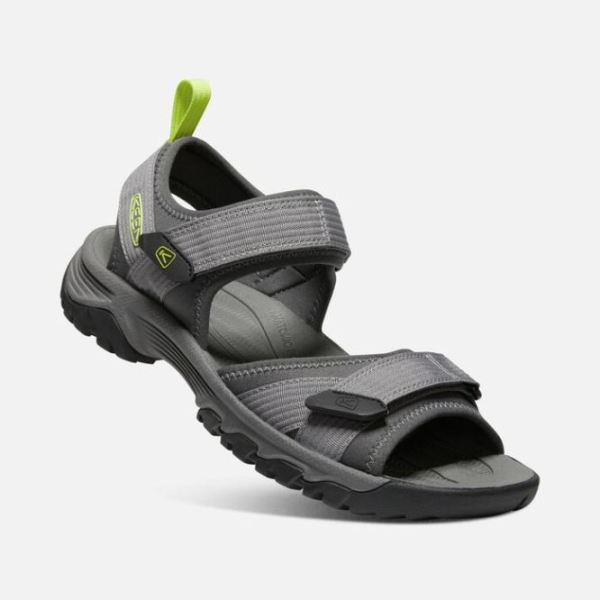 Keen | Men's Targhee III Open-Toe H2-Steel Grey/Evening Primrose