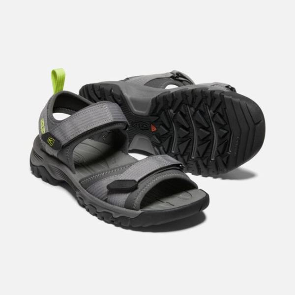 Keen | Men's Targhee III Open-Toe H2-Steel Grey/Evening Primrose