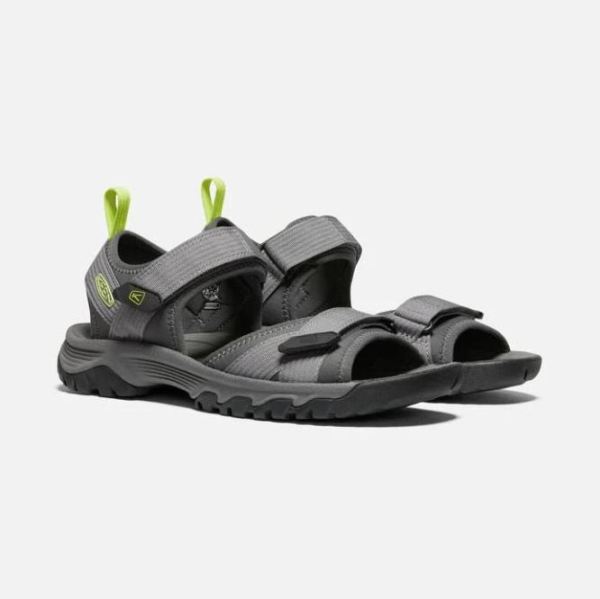 Keen | Men's Targhee III Open-Toe H2-Steel Grey/Evening Primrose