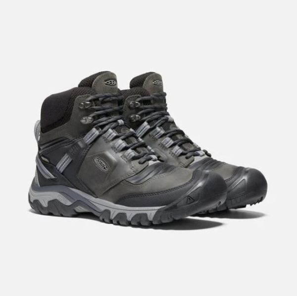 Keen | Men's Ridge Flex Waterproof Boot-Magnet/Black