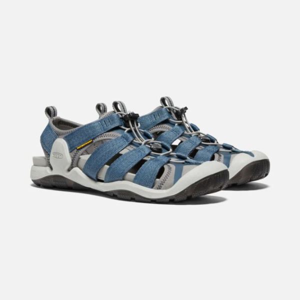Keen | Men's CNX II-Midnight Navy/Real Teal