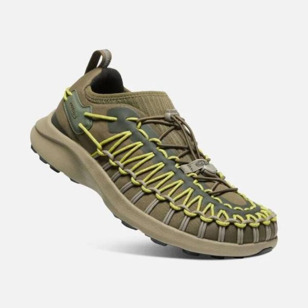 Keen | Men's UNEEK SNK Sneaker-Dark Olive/Forest Night