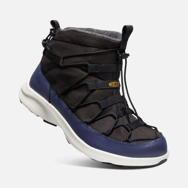 Keen | Men's UNEEK SNK Waterproof Chukka-Black/Blue Depths