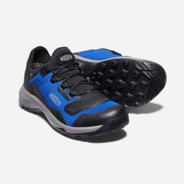 Keen | Men's Tempo Flex Waterproof-Classic Blue/Drizzle