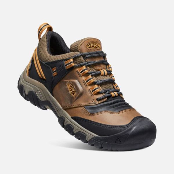 Keen | Men's Ridge Flex Waterproof-Bison/Golden Brown