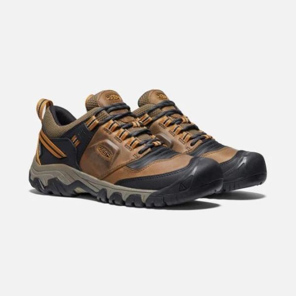Keen | Men's Ridge Flex Waterproof-Bison/Golden Brown