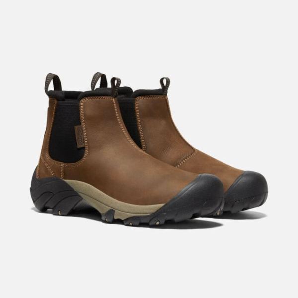 Keen | Men's Targhee II Chelsea-Veg Brown/Black