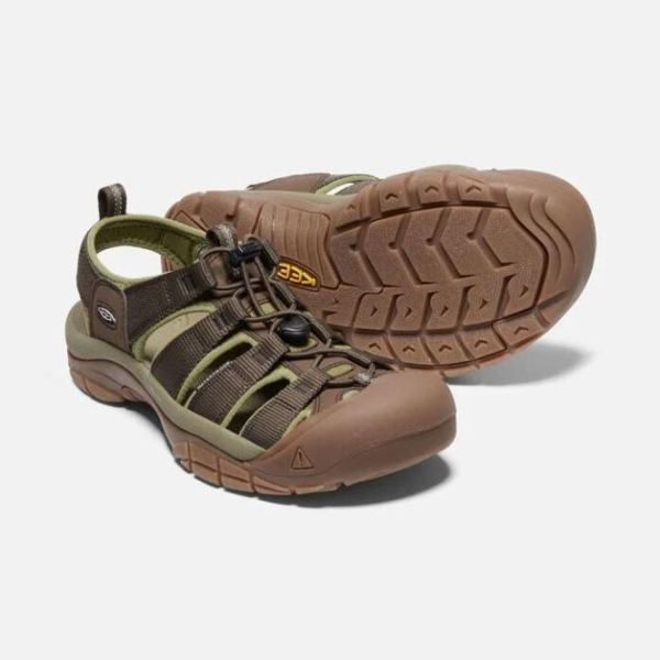 Keen | Men's Newport H2-Olive Drab/Canteen