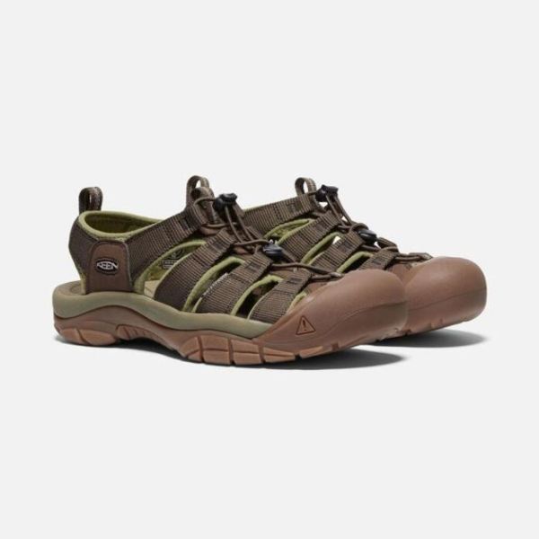 Keen | Men's Newport H2-Olive Drab/Canteen