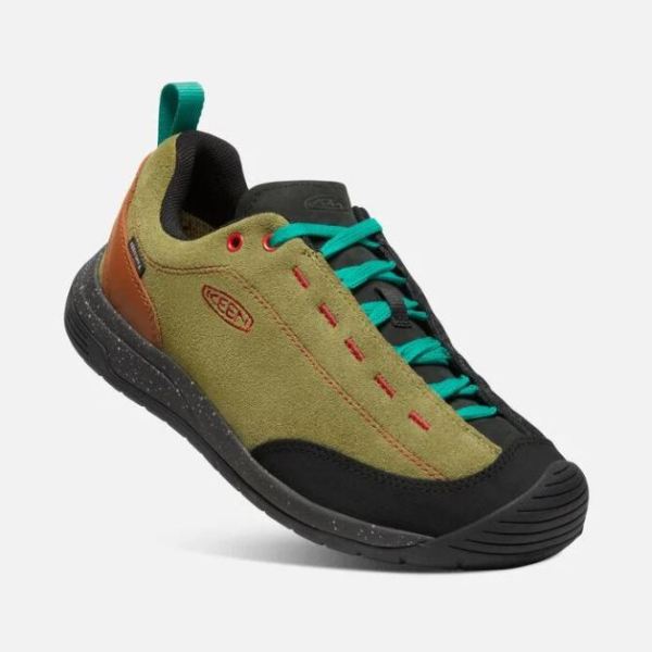 Keen | Men's Jasper II Waterproof Shoe-Pollen/Black Paisley